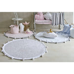 LORENA CANALS - Tapis Lavable Rug Bubbly Light Grey Ø120 Cm