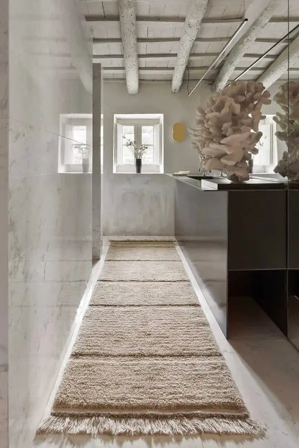 LORENA CANALS - Tapis Woolable Steppe - Sheep Beige 80 X 230 cm