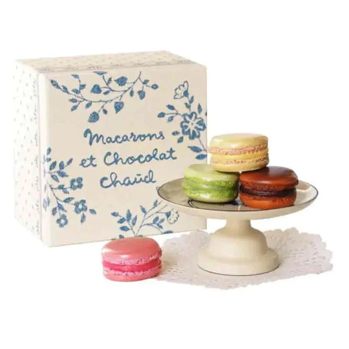 MAILEG - Boite Macarons Et Chocolat Chaud Pour Souris Maileg