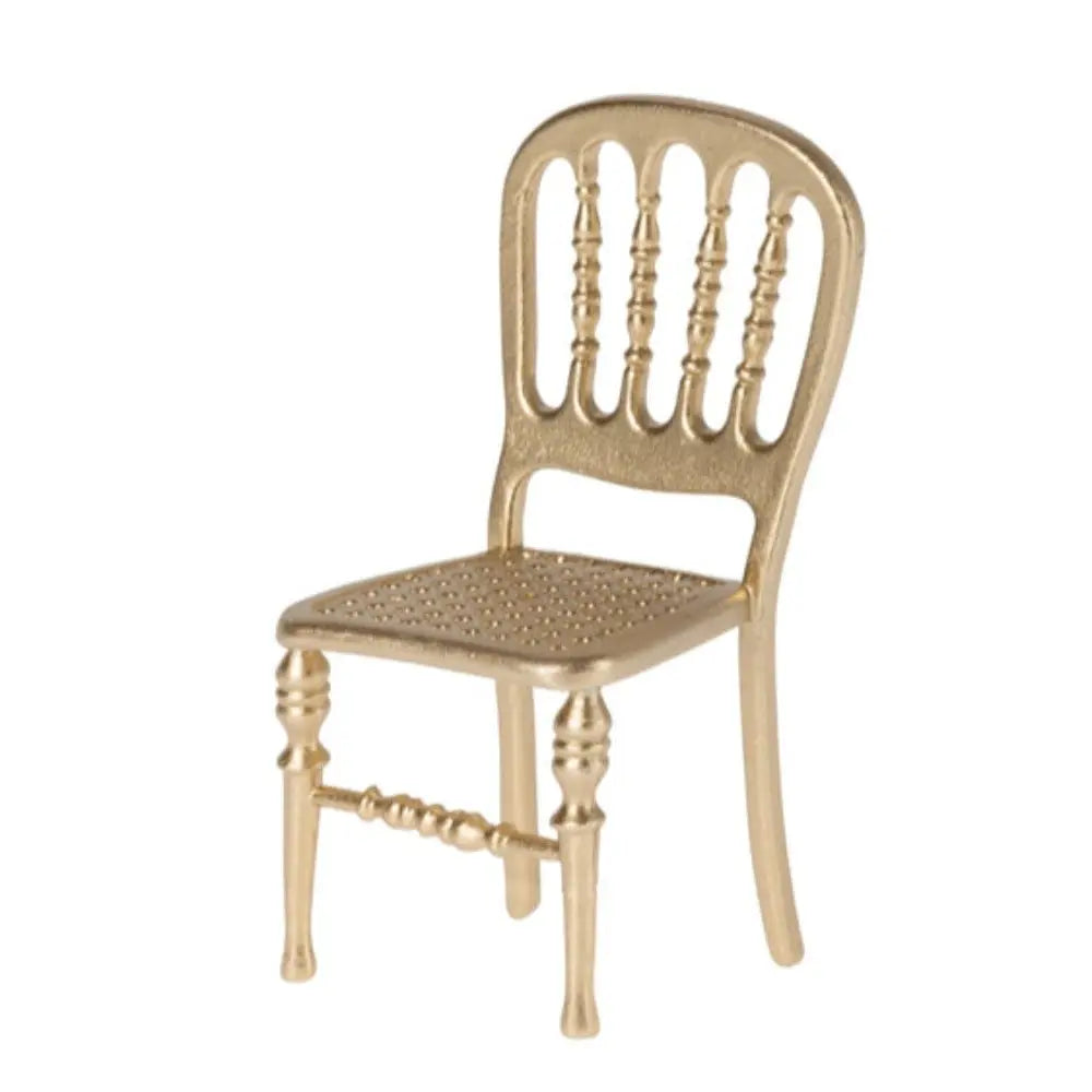 MAILEG - Chaise En Métal Or Pour Souris Maileg