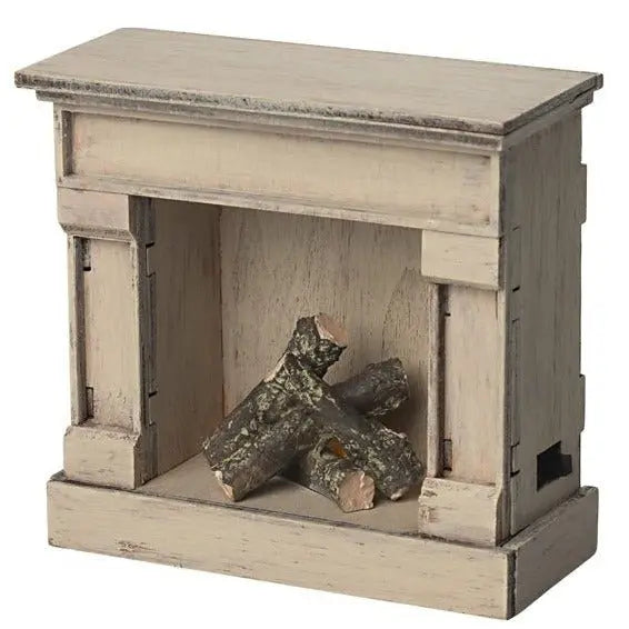 MAILEG - Cheminée Blanc Cassé Pour Souris Maileg