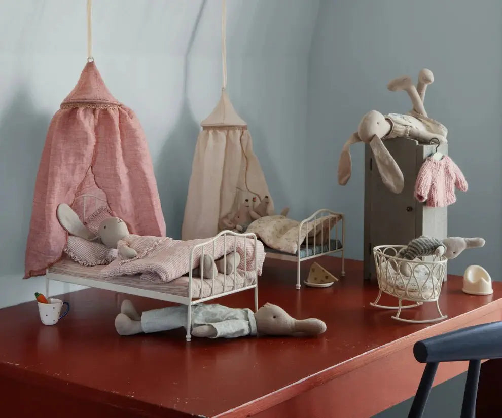 MAILEG - Ciel De Lit Miniature en Rose Pour Souris Maileg