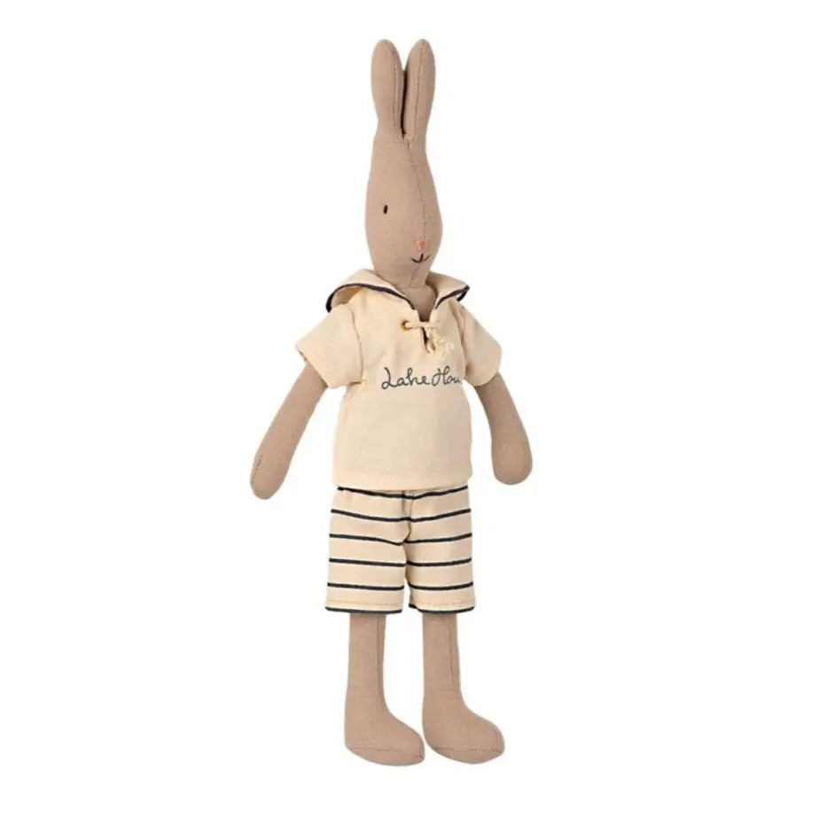 MAILEG - Lapin (Taille 2) Marin Ecru / Pétrole