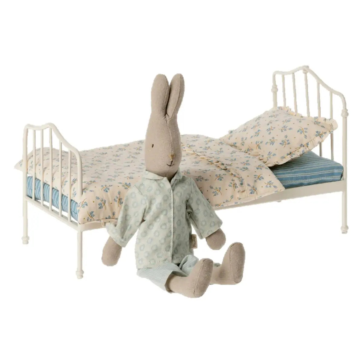 MAILEG - Lit Miniature Pour Souris Maileg - Bleu