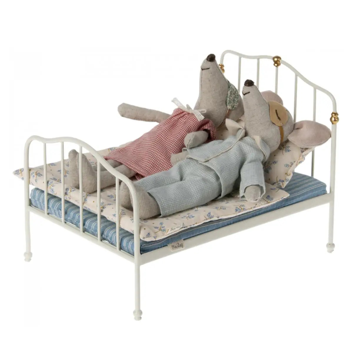 MAILEG - Lit Pour Souris Maileg Miniature - Blanc Cassé