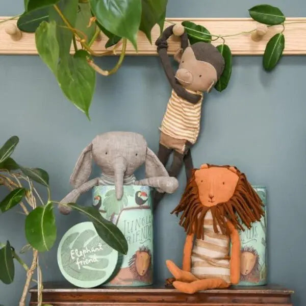 MAILEG - Peluche Les Amis De La Jungle - Léo