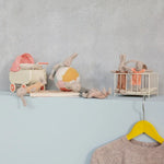 MAILEG - Poussette, Pour Bébé Souris - Corail