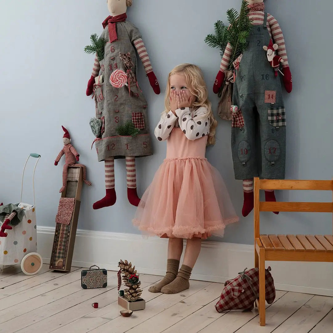 MAILEG - Robe De Princesse En Tulle - Melon