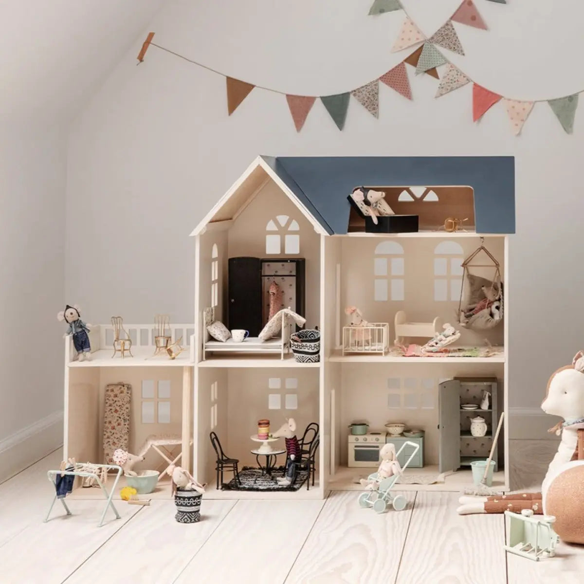 MAILEG - Séchoir Avec Pinces En Bois – Sèche Linge