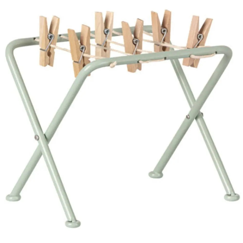 MAILEG - Séchoir Avec Pinces En Bois – Sèche Linge