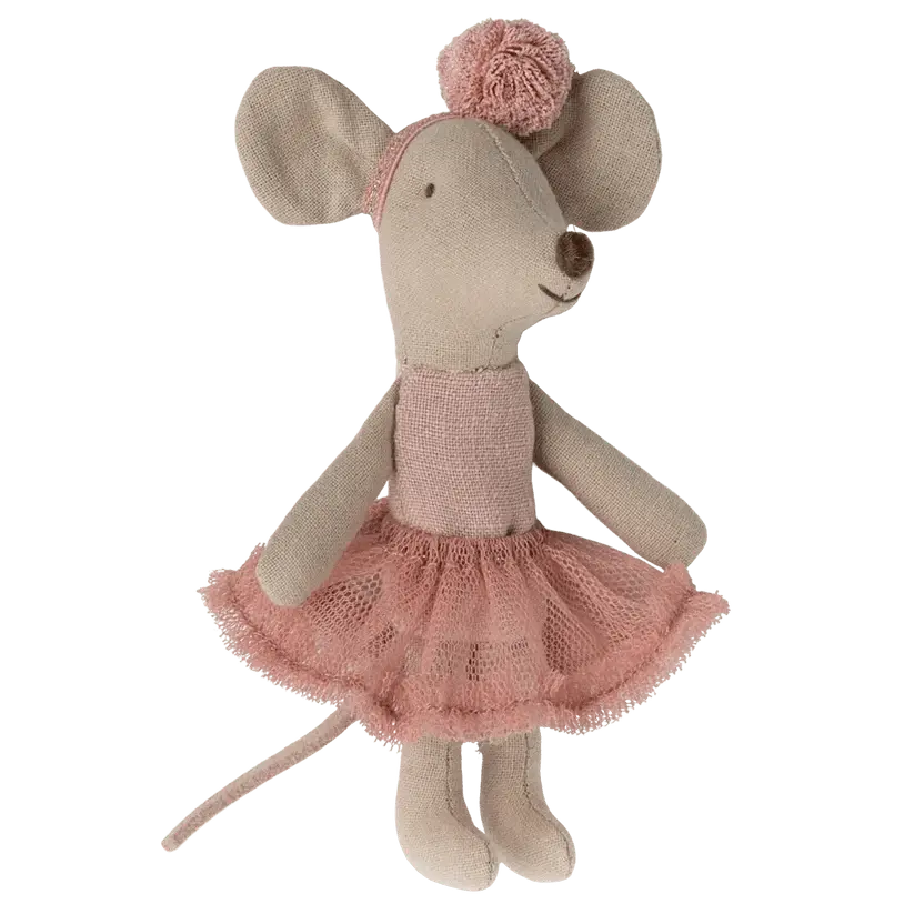 MAILEG - Souris Ballerine, Petite Soeur, Rose