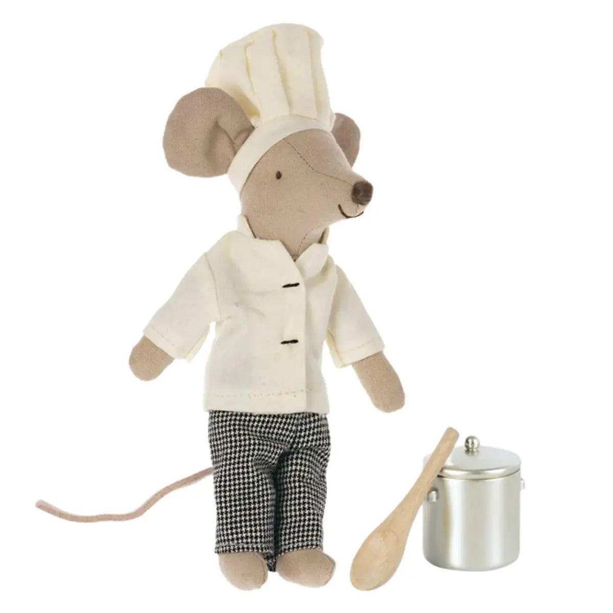 MAILEG - Souris Chef Avec Ses Utensils Maileg