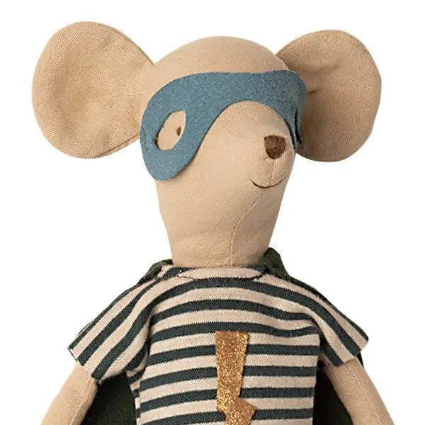 MAILEG - Souris Super Hero, Maxi - Garçon