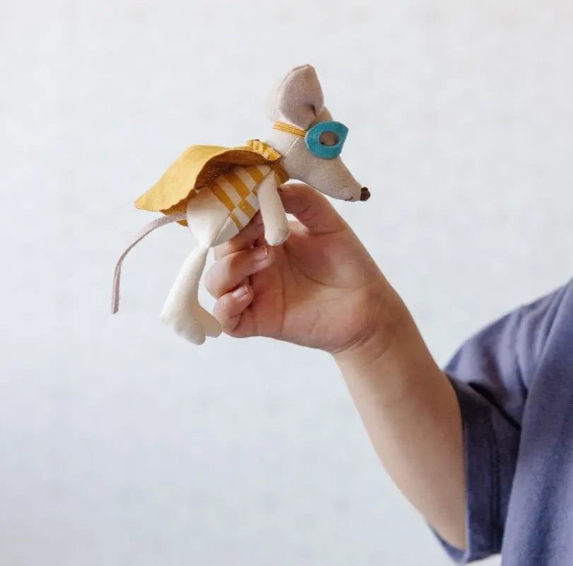 MAILEG - Souris Super Héros En Boîte D'allumettes