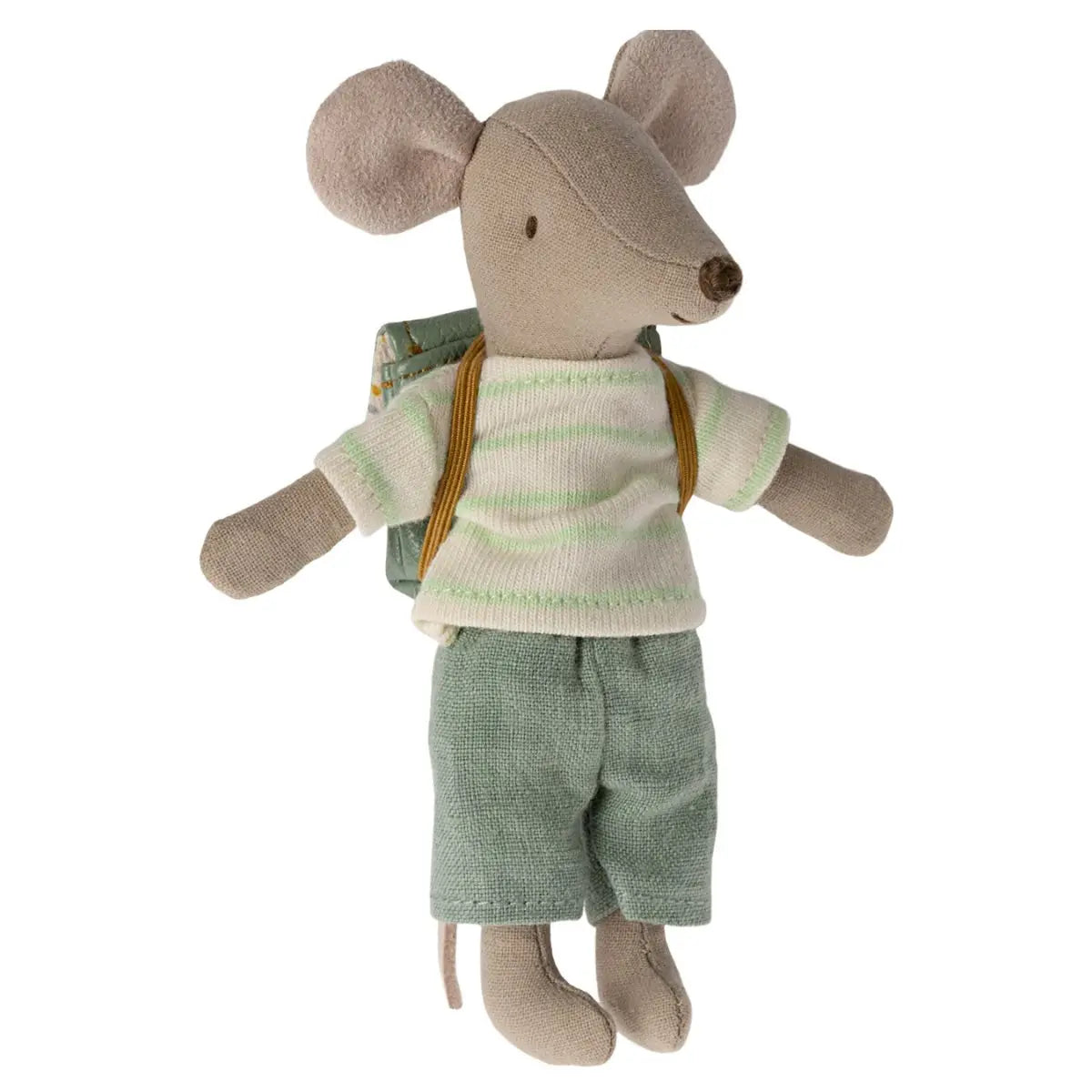 MAILEG - Souris Tricycle, Grand Frère - Vert