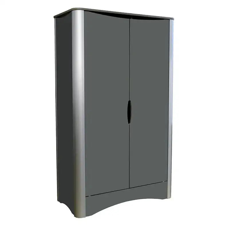 MATHY BY BOLS - Armoire 2 Portes FUSION Profiles Anodise