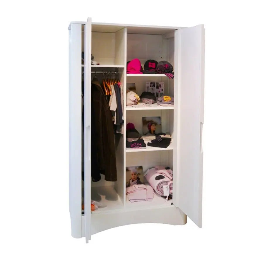 MATHY BY BOLS - Armoire 2 Portes FUSION Profiles Blanc