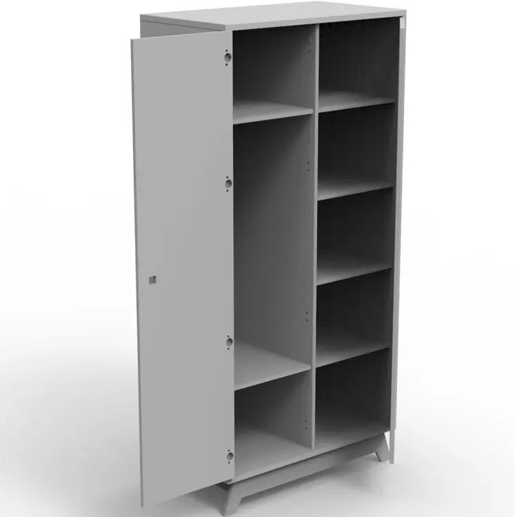 MATHY BY BOLS - Armoire 2 Portes MADAVIN (Coloris au Choix)