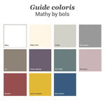 MATHY BY BOLS - Armoire 2 Portes MADAVIN (Coloris au Choix)