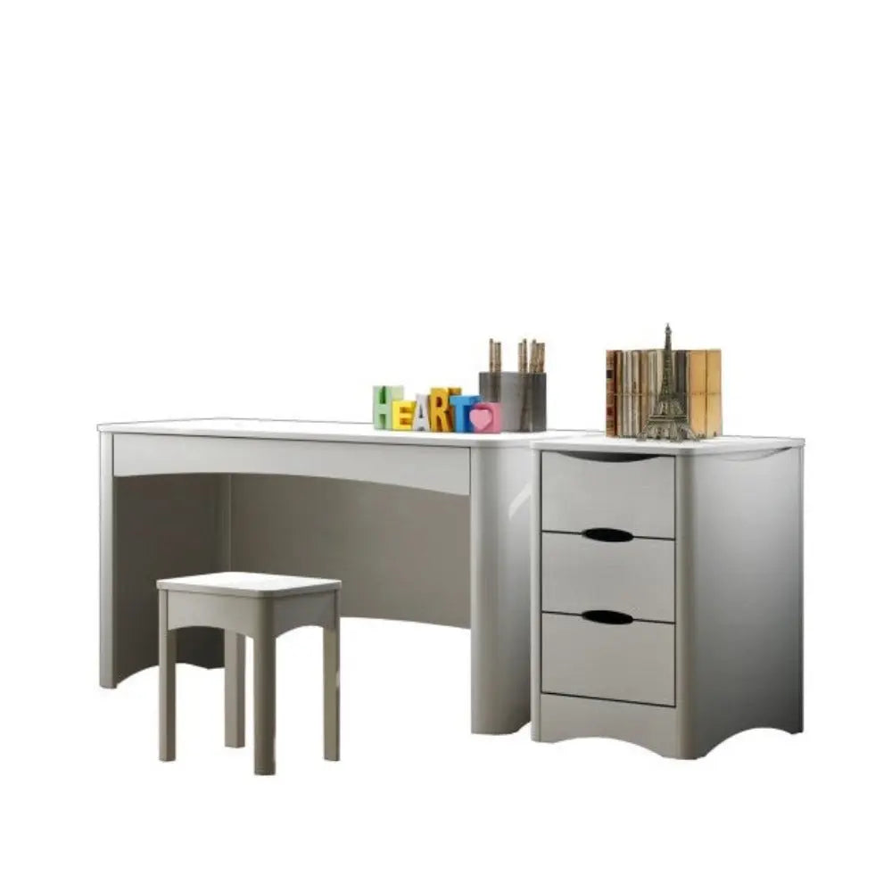 MATHY BY BOLS - Bureau 1 Tiroir FUSION Profiles Blanc