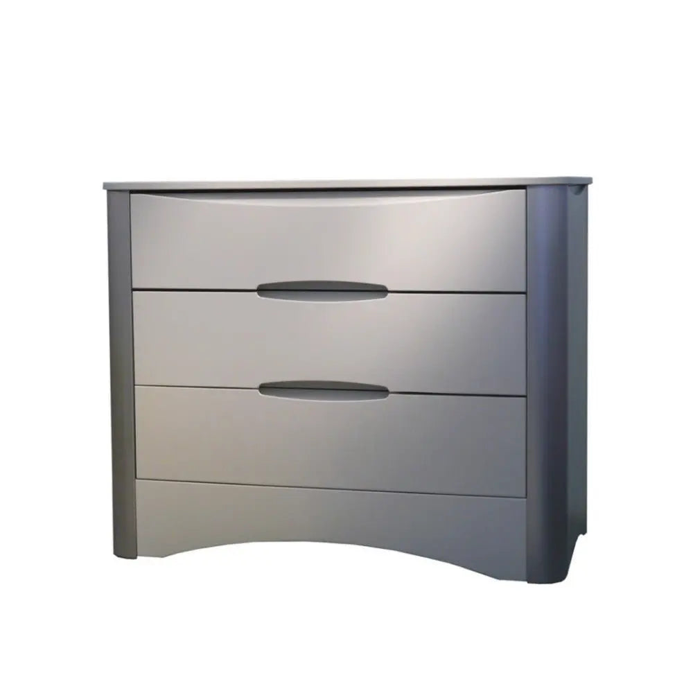 MATHY BY BOLS - Commode 3 Tiroirs FUSION Profiles Anodise