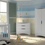 MATHY BY BOLS - Commode 3 Tiroirs FUSION Profiles Blanc