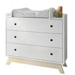 MATHY BY BOLS - Commode MADAVIN 3 Tiroirs Avec Pieds Multiplex Bouleau