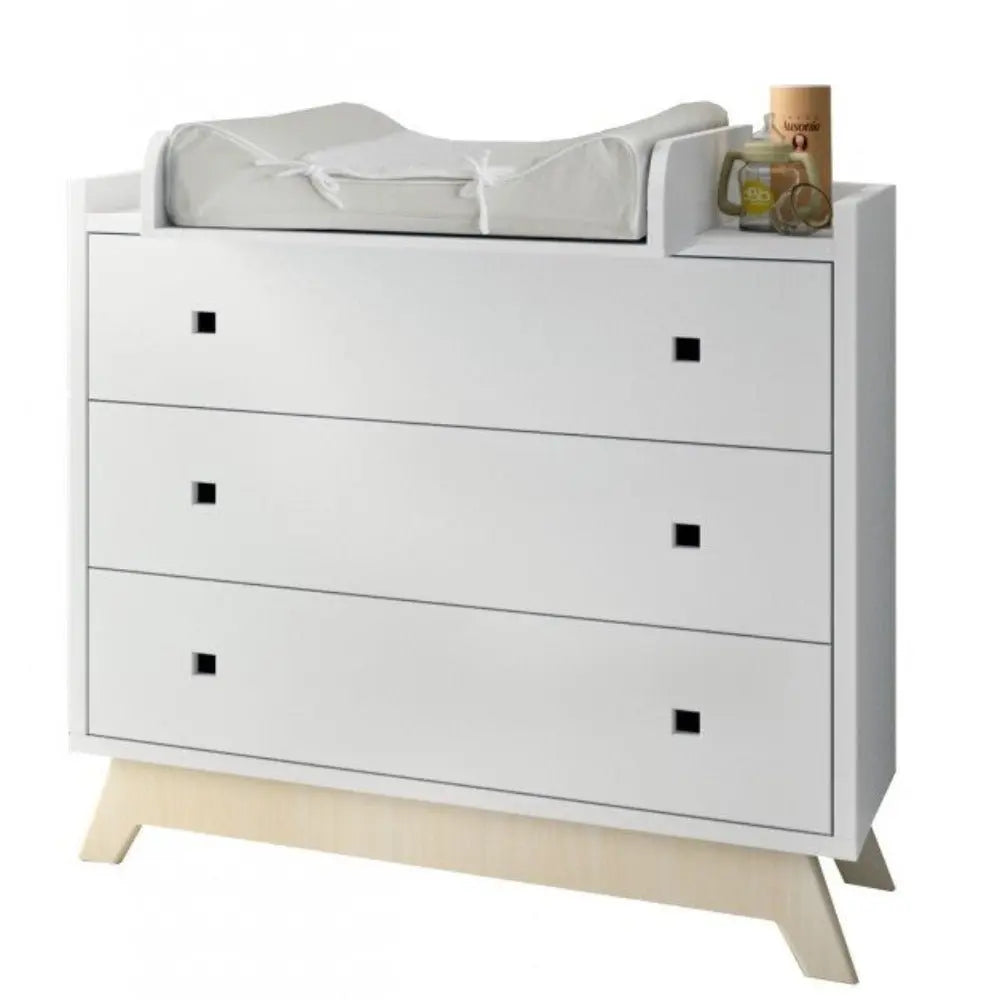 MATHY BY BOLS - Commode MADAVIN 3 Tiroirs Avec Pieds Multiplex Bouleau