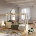 MATHY BY BOLS - Lit Baldaquin DISCOVERY 90 X 190 Cm (Coloris au Choix)