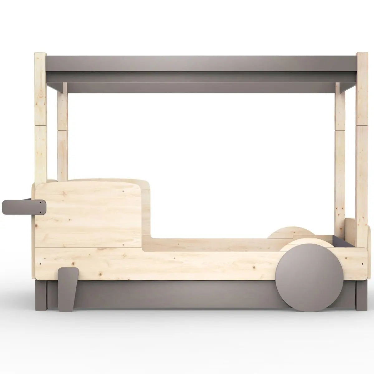 MATHY BY BOLS - Lit Baldaquin Montessori DISCOVERY avec Tiroir (Coloris au choix)