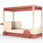 MATHY BY BOLS - Lit Baldaquin Montessori DISCOVERY avec Tiroir (Coloris au choix)