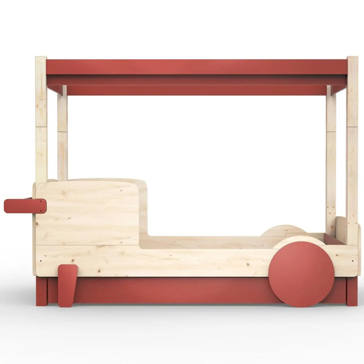 MATHY BY BOLS - Lit Baldaquin Montessori DISCOVERY avec Tiroir (Coloris au choix)