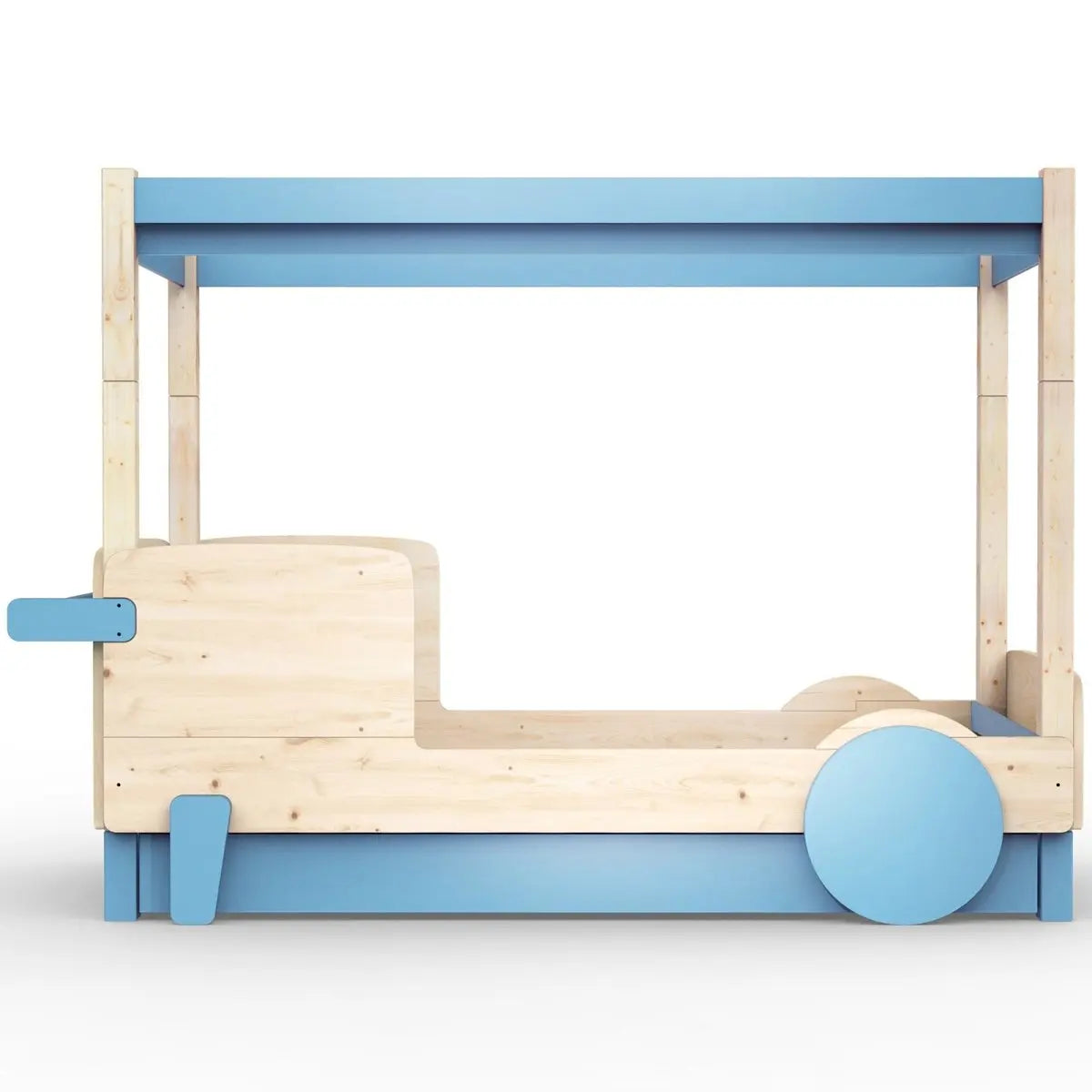 MATHY BY BOLS - Lit Baldaquin Montessori DISCOVERY avec Tiroir (Coloris au choix)