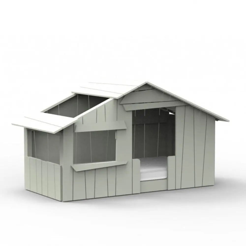 MATHY BY BOLS - Lit Cabane Montessori (MDF + SAPIN) - Coloris Au Choix