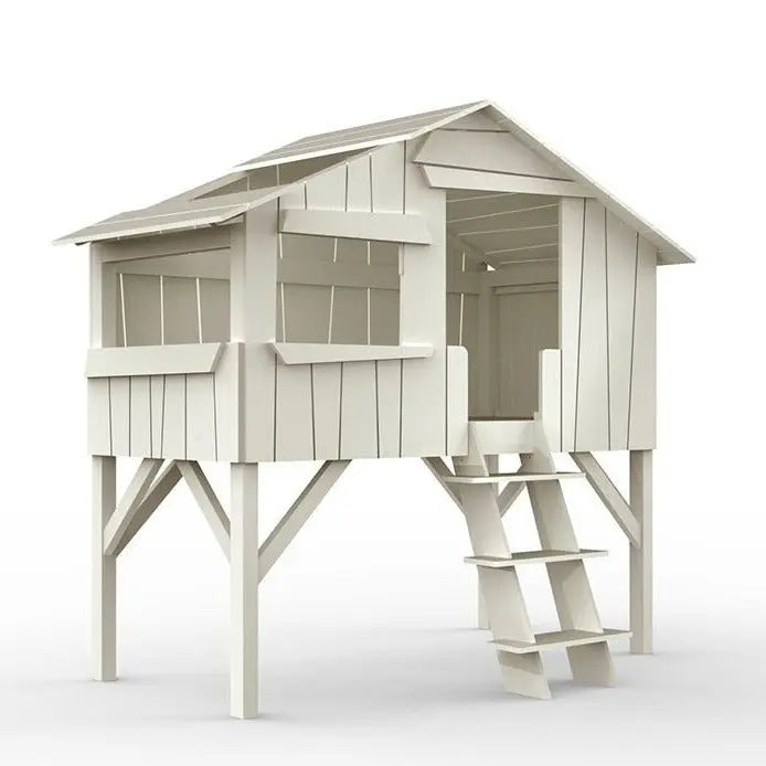 MATHY BY BOLS - Lit Cabane Simple 90 X 190 Cm (MDF+SAPIN)