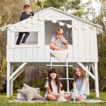 MATHY BY BOLS - Lit Cabane Simple 90 X 190 Cm (MDF+SAPIN)