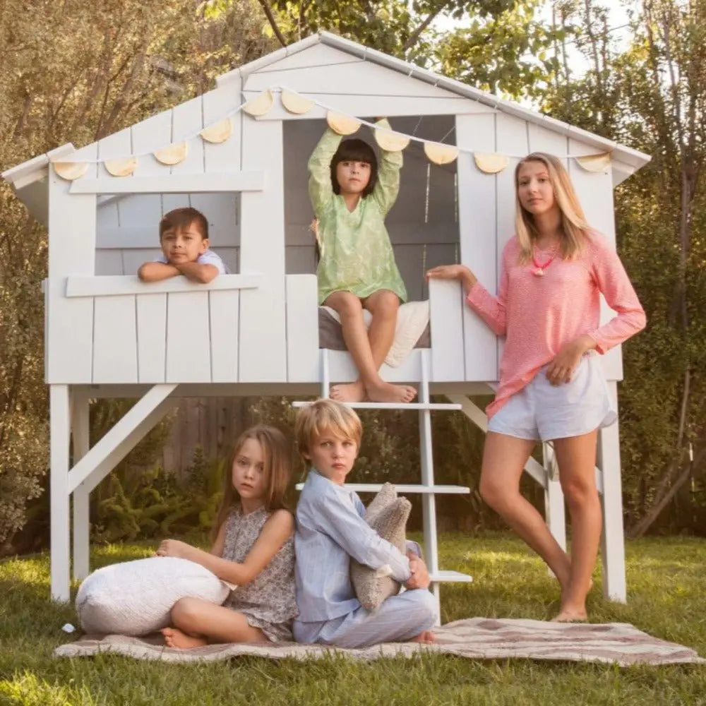 MATHY BY BOLS - Lit Cabane Simple 90 X 190 Cm (MDF+SAPIN)