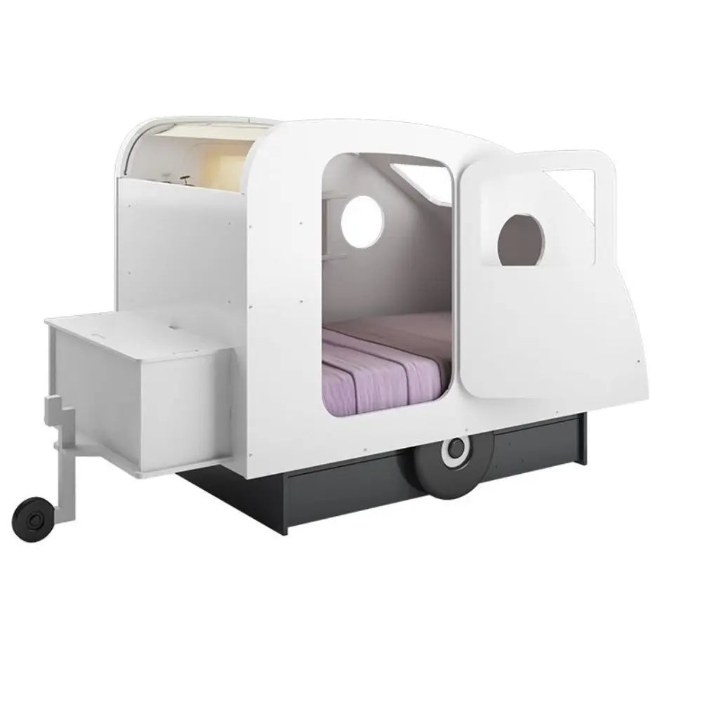 MATHY BY BOLS - Lit CARAVANE Avec Coffre et Timon 90 x 190 cm