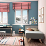 MATHY BY BOLS - Lit Junior MADAVIN Bouleau Pieds Vernis Naturel 90 x 200 cm