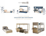 MATHY BY BOLS - Lit Simple & Tiroir - Lit DISCOVERY 90 X 190 Cm