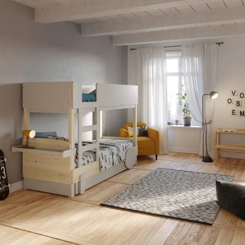 MATHY BY BOLS - Lit Superposé DISCOVERY Avec Tiroir Lit (Coloris au Choix)