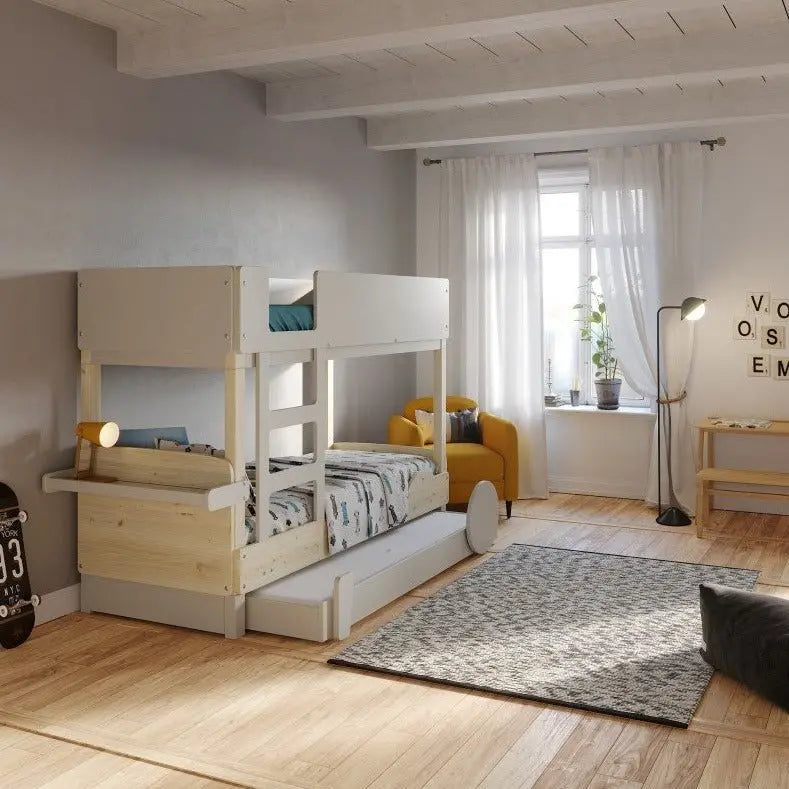 MATHY BY BOLS - Lit Superposé DISCOVERY Avec Tiroir Lit (Coloris au Choix)