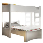 MATHY BY BOLS - Lit Surélevé 162 FUSION Profiles Blanc 90 x 200 cm