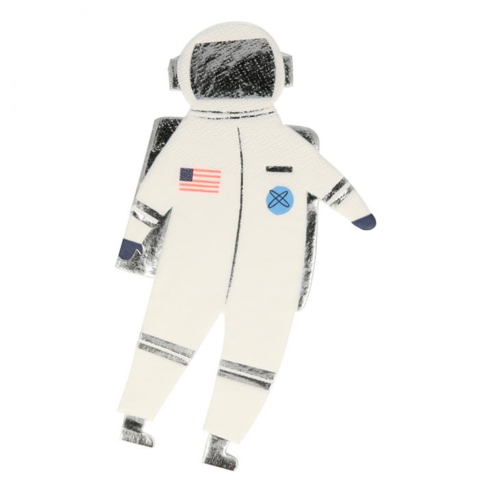MERI MERI-16 Serviettes Astronautes-Les Petits