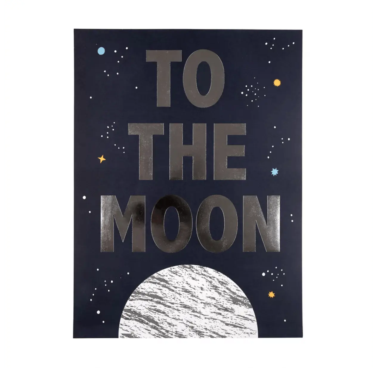 MERI MERI - 2 Affiches Spatiales - Bleu Nuit