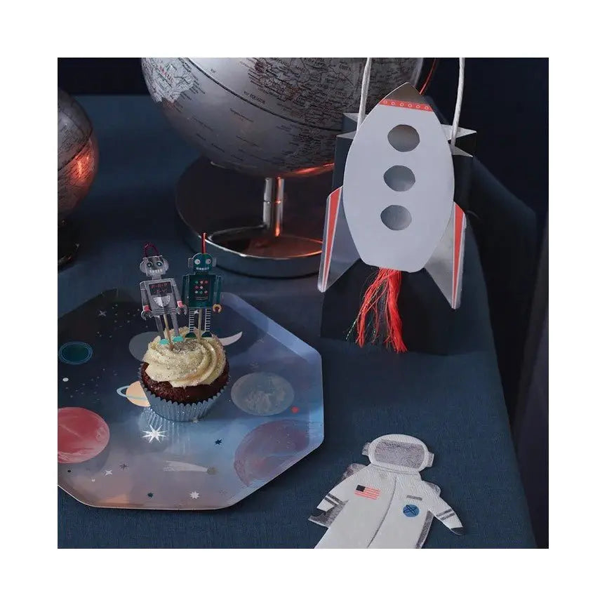 MERI MERI - 8 Assiettes Fusée