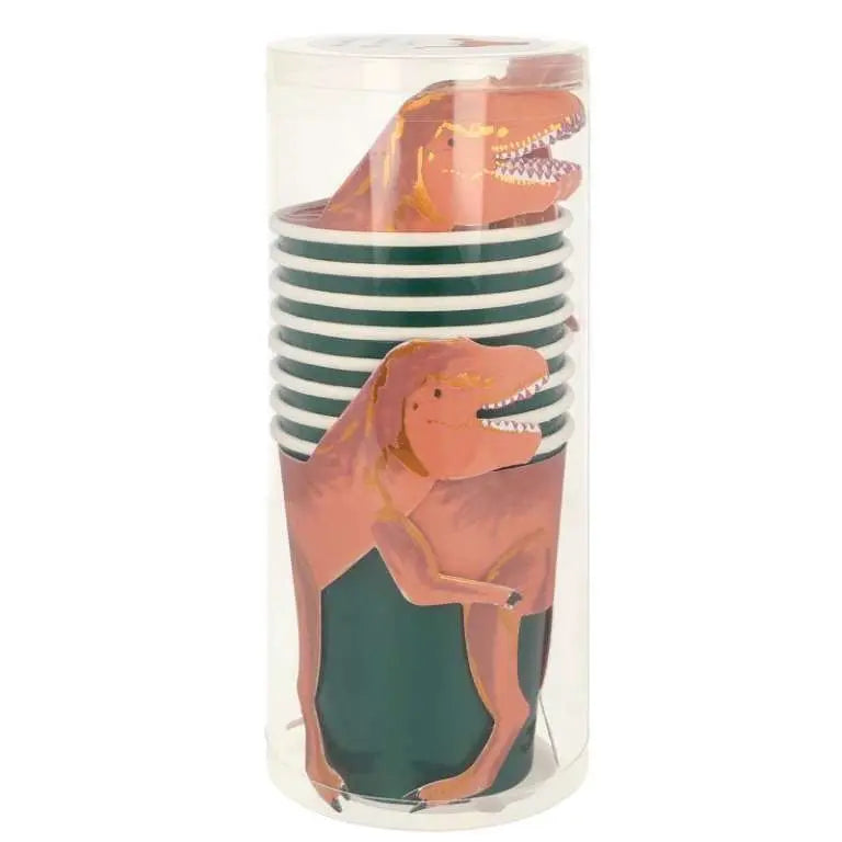 MERI MERI - 8 Gobelets Avec Étui T - Rex