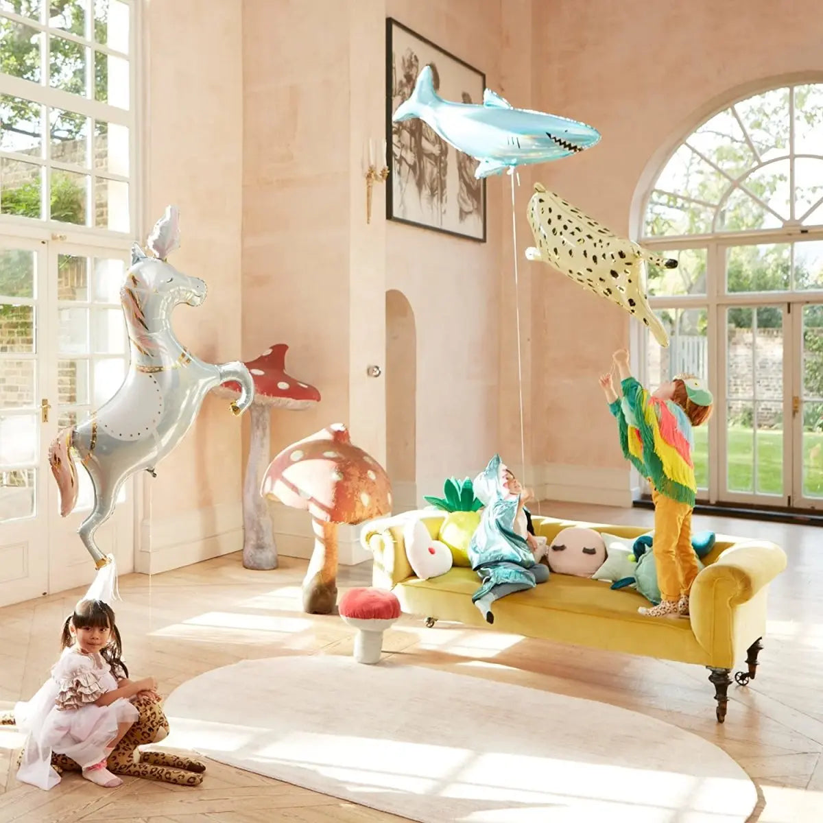 MERI MERI - Ballon En Feuille Safari Cheetah