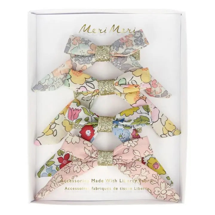 MERI MERI - Barrettes À Cheveux Avec Noeud Floral Imprimé Liberty