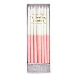 MERI MERI - Bougies Trempées À Paillettes Rose Pâle